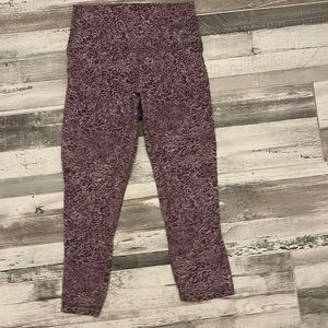 Lululemon flowery leggings